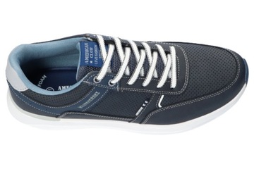 AMERICAN CLUB RH124 ADIDASY PÓŁBUTY BUTY MĘSKIE MEMORY FOAM SYSTEM NAVY 42