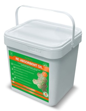Sorbent PUR z recyklingu ATESTY chłonność 600% 17L