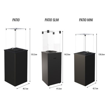 Газовый обогреватель PATIO, садовый зонт с подогревом
