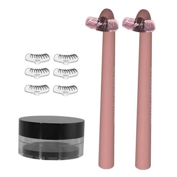 Lazy Quick Makeup Lashes Szablon Faux Eyelash Eyeliner Stempel różowy