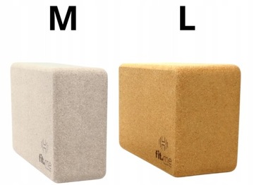 БЛОК ДЛЯ УПРАЖНЕНИЙ YOGA CUBE CORK FIT.ME