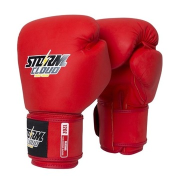 StormCloud Rękawice do Muay Thai Blizzard Classic Czerwone 14oz