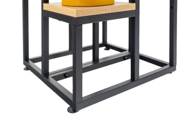 ПОДСТАВКА ДЛЯ ЦВЕТОВ 70 см металлическая подставка для цветов 4 уровня полки лофт PLAZA