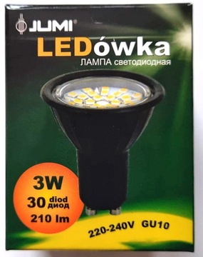 Żarówka LED 3W halogenowa biała ciepła ledówka