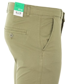 ЗЕЛЕНЫЕ ЛЕТНИЕ БРЮКИ ИЗ ХЛОПКА С ЭЛАСТАНОМ ЧИНОС W48(30)