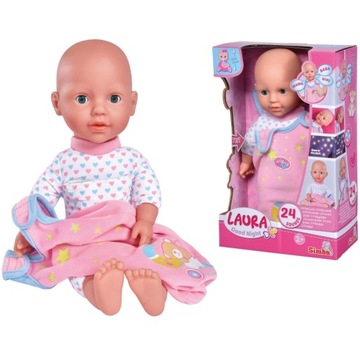 Lalka Laura z Melodią 24 Dźwięki 30cm PREZENT ROK
