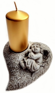 ПОДСВЕЧНИК УКРАШЕНИЕ АНГЕЛОМ ПОКРЫШОК ДЛЯ СВЕЧИ КРЕЩЕНИЕ ПРИЧАСТИЕ