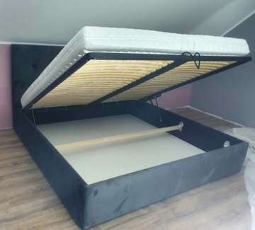 CASARO СТЕГАНАЯ КРОВАТЬ URING 160/200 с контейнером