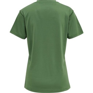 ЗЕЛЕНАЯ СПОРТИВНАЯ ФУТБОЛКА HUMMEL С КОРОТКИМ РУКАВОМ И ЛОГОТИПОМ DF1 HMR__XL