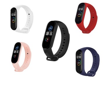 Zestaw 5 opasek kolory Xiaomi Mi Band 5/6/7
