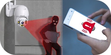 Беспроводная камера WiFi-сигнализация 2 Мп IP-мониторинг