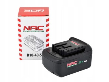 АККУМУЛЯТОР NAC 18 В 4,0 Ач B18-40-S
