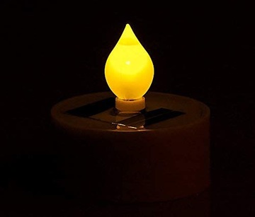 Украшение солнечной лампы, светодиодная солнечная свеча, украшение с эффектом пламени P-620