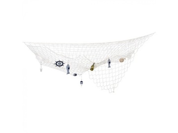 Dekoracja wisząca sieć rybacka 300x300cm