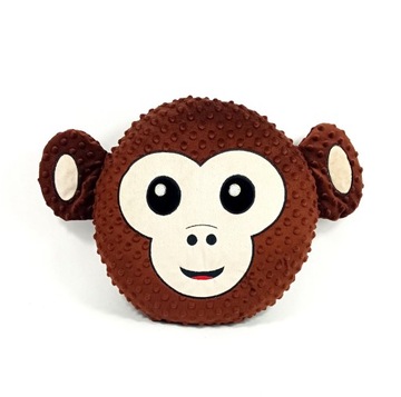 ПОДУШКА ОБЕЗЬЯНА, ОБЕЗЬЯНА, С НАПИСЬЮ, ВЫШИВКА, ОБНИМКИ