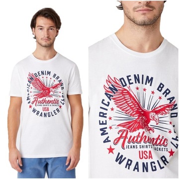 Męska koszulka t-shirt Wrangler SS CLASSIC AMERICANA XL