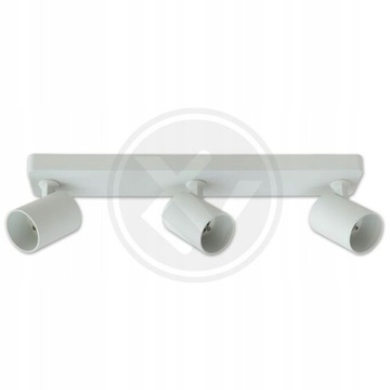 LAMPA KINKIET REGULOWANY 3xGU10 FREDO BIAŁY