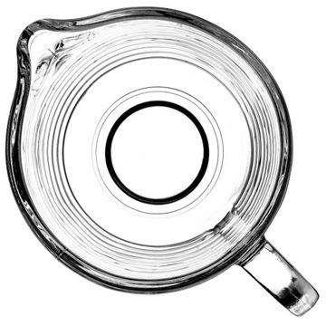 DZBANEK SZKLANY MLECZNIK DO MLEKA 200 ml WODY NAPOJÓW DZBANUSZEK NA MLEKO