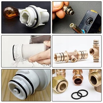 ORINGII GUMKI USZCZELKI GUMOWE OLEJOODPORNE ZESTAW ORINGÓW PALIWA 225szt