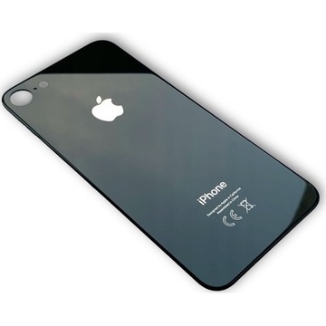 Tylna szyba klapka baterii iPhone 8 czarna