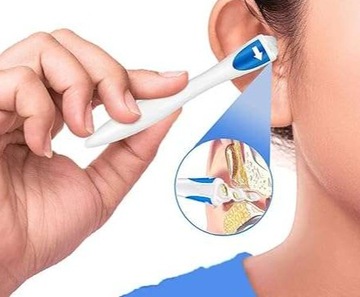 URZĄDZENIE DO CZYSZCZENIA USZU SMART CZYŚCIK DO UCHA + 16 KOŃCÓWEK