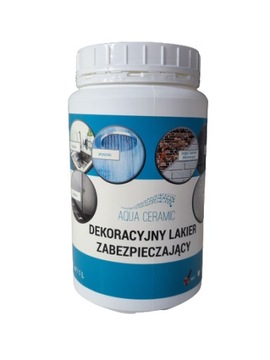 Lakier na ściany wodoodporn AQUA CERAMIC 1l półmat