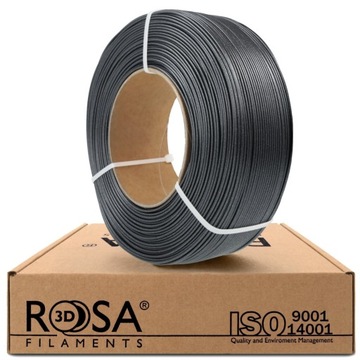 Filament Rosa3D ReFill PLA Starter Glitter Graphite z Brokatem 1kg 1,75mm