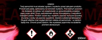 Паста FlameChroma для окраски Пламя из выхлопа тюнинг RED