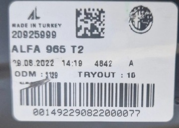 SVĚTLO ALFA ROMEO TONALE LED ZADNÍ ORIGINÁLNÍ IDEALNI