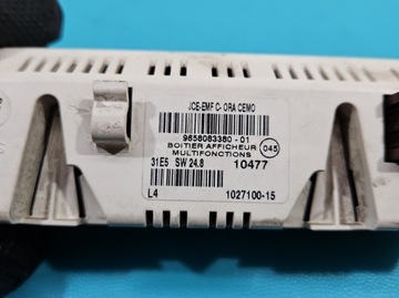 ДИСПЛЕЙ PEUGEOT 407 9658083380-01, 9658083380