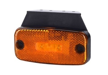 LAMPA OBRYSOWA LED 12/24V POMARAŃCZOWA