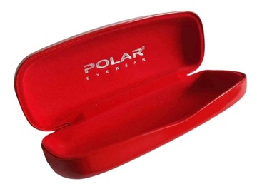 Etui na okulary twarde futerał pudełko ochronne POLAR czerwone
