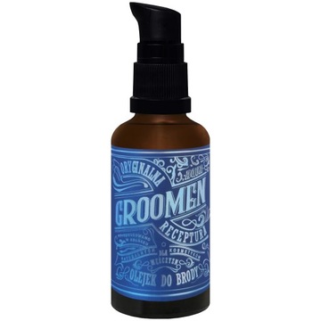 Groomen AQUA Beard Oil - pielęgnujący olejek do brody, buteleczka 50ml