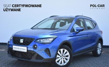 Seat Arona Crossover Facelifting 1.0 TSI 110KM 2024 Seat Arona 110 KM DSG Salon PL 1 Wl. Vat 23 Serwis ASO Benzyna 999KM