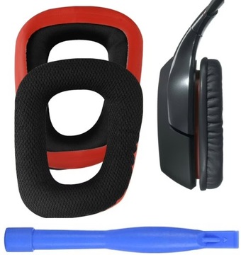 NAUSZNIKI GĄBKI DO SŁUCHAWEK LOGITECH G930 G450 F430 G35 PADY + GRATIS