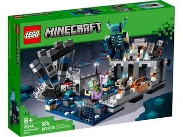 LEGO MINECRAFT 21246 BITWA W MROCZNEJ GŁĘBI THE DEEP DARK BATTLE