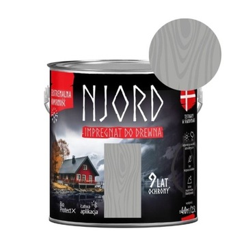 NJORD Impregnat do drewna - skalisty brzeg 2,5L