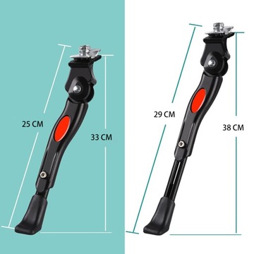 АЛЮМИНИЕВАЯ ПОДСТАВКА, РЕГУЛИРУЕМАЯ БОКОВАЯ ПОДДЕРЖКА ДЛЯ ВЕЛОСИПЕДА, 24–29 ДЮЙМОВ