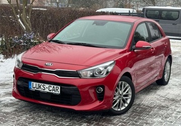 Kia Rio IV Hatchback 5d 1.4 DOHC 100KM 2017 Kia Rio 1.4 100KM Navi Climatronic Kamera Led Bezwypadkowy Dla wymagajacy