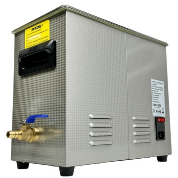 WANNA MYJKA ULTRADŹWIĘKOWA 6,5L STERYLIZATOR MYCIA CZĘŚCI KAWITACJA 200W