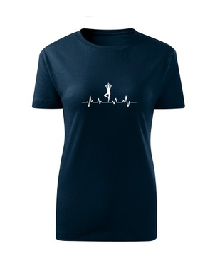 Koszulka T-shirt JOGA MEDYTACJA ASANA JOGIN JOGINKA damska