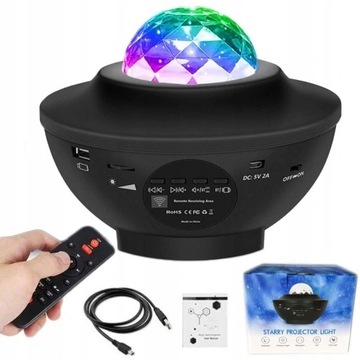 Projektor Gwiazd Star LED - Lampka Nocna Prezent
