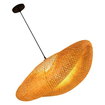 ŻYRANDOL BAMBUSOWY LAMPA SZTUKI BAMBUSOWEJ
