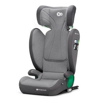 Kinderkraft Junior Fix 2 I-Size Fotelik Samochodowy 15-36 kg ISOFIX Grey