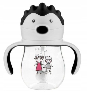 Набор бутылок AKUKU с соломинкой и грузиком