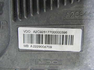 MERCEDES S W222 222 W217 OBRAZOVKA DISPLEJ PŘÍSTROJOVÁ DESKA BUDÍKY USA 2229004709