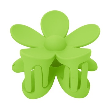 Заколка с цветочным принтом, большая, нескользящая.