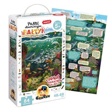 Czuczu Puzzle Obserwacyjne BAŁTYK 5+ Czu Czu