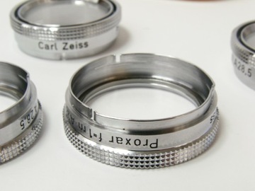 ZEISS IKON: zestaw 4 soczewek close-up Proxar nasadkowych 28,5mm w etui