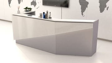 Стойка ресепшн R38 300x140см LED